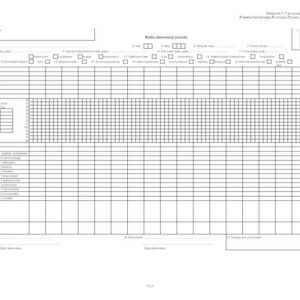 NFZ-55 Karta obserwacji porodu A4a/bl.100k