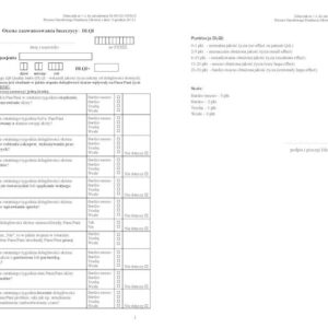 NFZ-58 Ocena Zaawansowania Łuszczycy DLQI A4c/bl.100k
