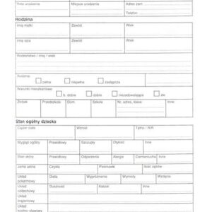 P-11 Wizyta patronażowa u dziecka od 6 tyg. A4c/bl.100k