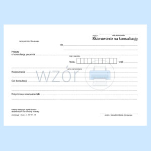 POM-1 Skierowanie na konsultację/wynik A5c/bl.100k