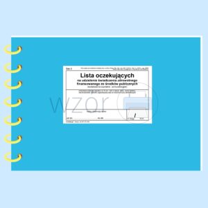 SZP-2 Lista oczekujących na świadczenia A4b/80k Spirala