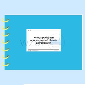 LP-45 Księga podejrzeń oraz rozpoznań chorób zawodowych A4/80k Spirala