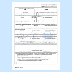 Mz/01a Deklaracja wyboru świadczeniodawcy i lekarza POZ A4c/bl.100k