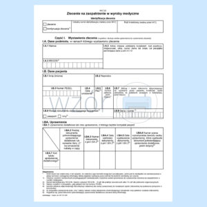 NFZ-20 Zlecenie na zaopatrzenie w wyroby medyczne A4c/bl.100k
