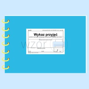 Og-1/20 Wykaz przyjęć (ambulatorium, książka) A4b/80k Spirala