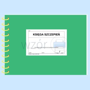 OG-4 Księga szczepień A4b/80k Spirala