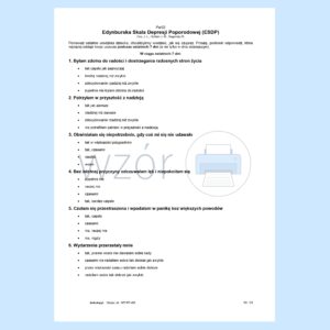 Pa/02 Edynburska Skala Depresji Poporodowej A4c/bl.100k