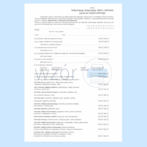 ST-30 Informacja dotycząca stanu zdrowia niepełnoletniego A4c/bl.100k