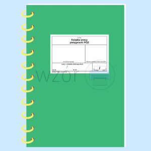 W-255 Książka Pracy Pielęgniarki POZ A4b/80k Spirala