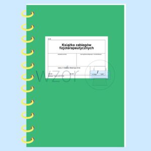 W-48 Książka zabiegów fizjoterapeutyczych A4c/80k