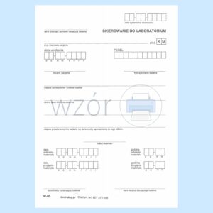 W-80 Skierowanie do laboratorium A5c/bl.100k