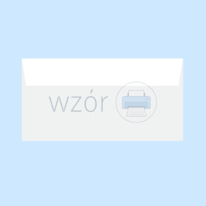 Białe koperty Olin 120g DL 110 x 220 mm 10 sztuk