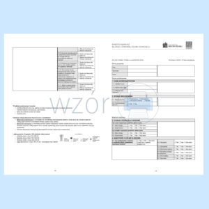 Kwestionariusz bilansu zdrowia osoby dorosłej Polskie Towarzystwo Medycyny Rodzinnej 2025 A3c/bl.50k
