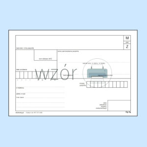 Mz/OG-5G Koperta indywidualna na dokumentacje medyczna B5 100szt biała