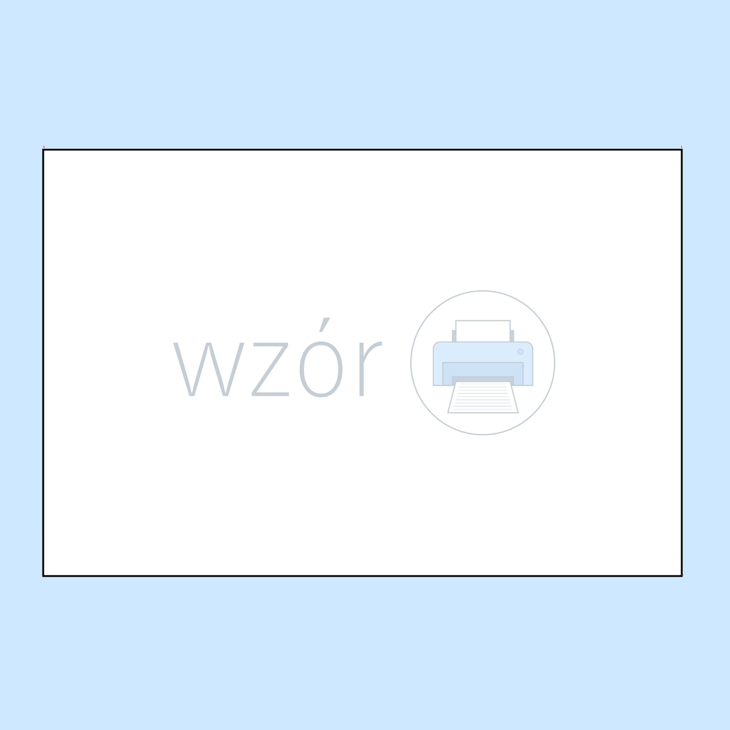 Mz/OG-5A Koperty indywidualne na dokumentację medyczną B5 100szt białe